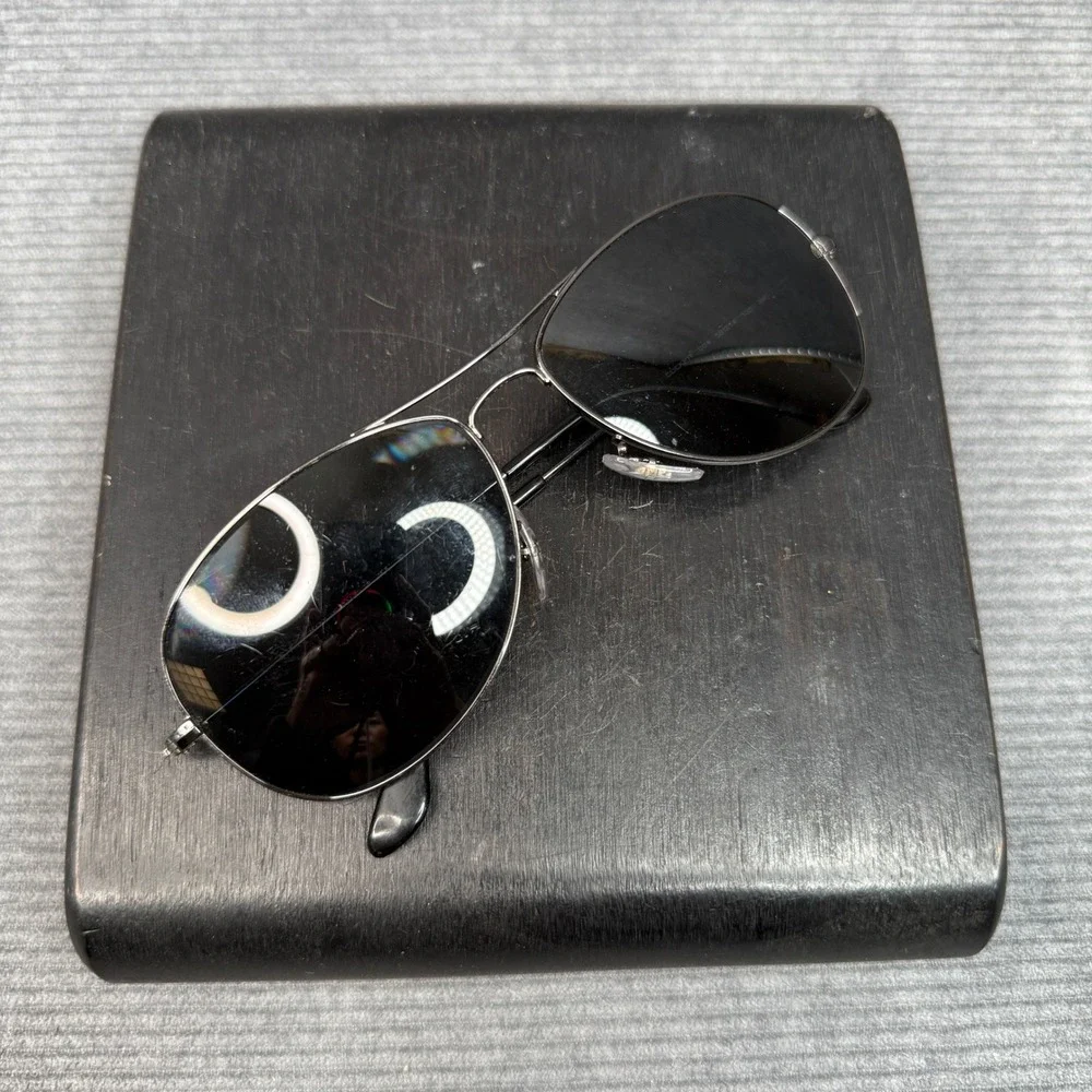 Ray-Ban RB3362 Cockpit Y2K Sunglasses Gunmetal Frame Grey Lens 59